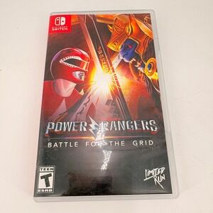 Power Rangers Battle for the Grid Nintendo Switch Limited Run Games LRG 038